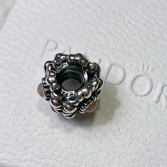 Pandora October Birthday Blooms Charm •Retired - Picture 3 of 5